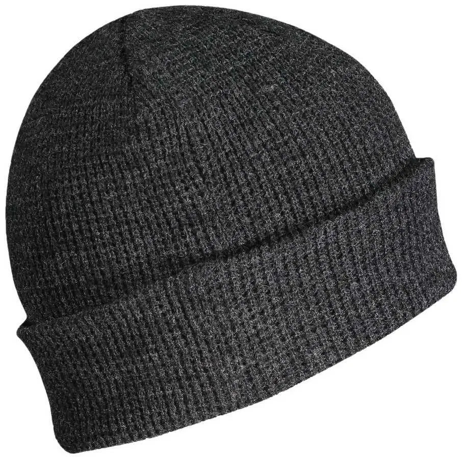Pacific Headwear 627K Waffle Knit Cuff Beanie - Black - Black / 7’’ - 7 7/8’’