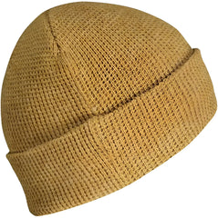 Pacific Headwear 627K Waffle Knit Cuff Beanie Caramel Burnt Orange / 7’’ 7 7/8’’