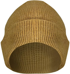 Pacific Headwear 627K Waffle Knit Cuff Beanie Caramel Burnt Orange / 7’’ 7 7/8’’