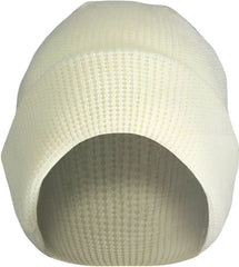 Pacific Headwear 627K Waffle Knit Cuff Beanie Cream Cream / 7’’ 7 7/8’’
