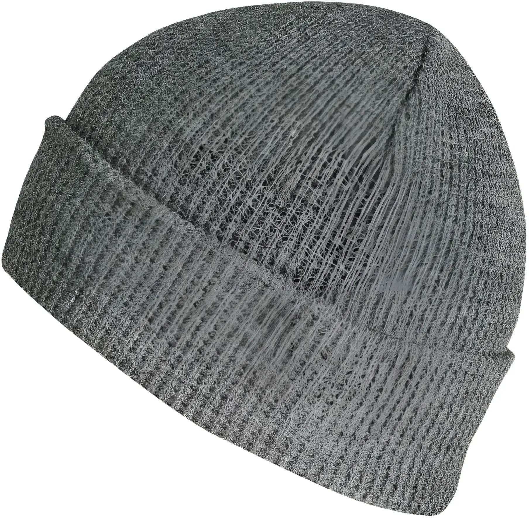 Pacific Headwear 627K Waffle Knit Cuff Beanie - Graphite - Dark Gray / 7’’ - 7 7/8’’