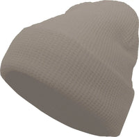 Pacific Headwear 627K Waffle Knit Cuff Beanie Walnut Dark Gray / 7’’ 7 7/8’’