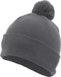 Pacific Headwear 641K Pom Pom Cuff Beanie Graphite Dark Gray / 7’’ 7 7/8’’