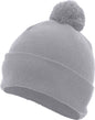 Pacific Headwear 641K Pom Pom Cuff Beanie Silver Light Gray / 7’’ 7 7/8’’