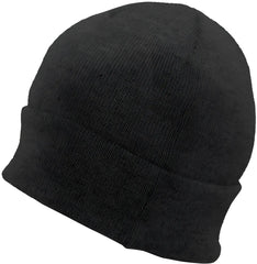 Pacific Headwear 650K Premium Cuff Beanie Black Black / 7’’ 7 7/8’’