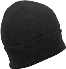 Pacific Headwear 650K Premium Cuff Beanie Black Black / 7’’ 7 7/8’’