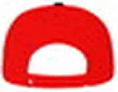 Pacific Headwear 705W Pro-Wool Hook-and-Loop Cap - Red Black