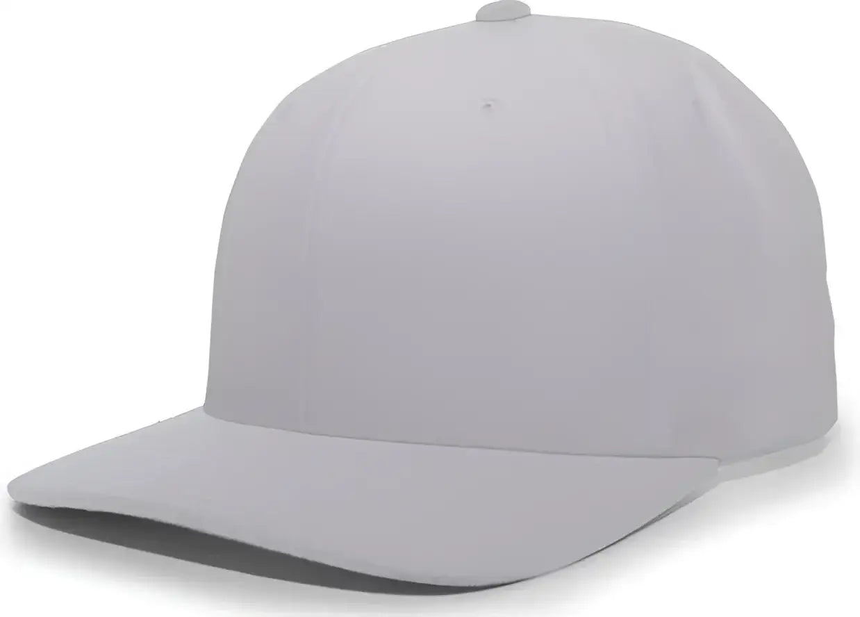 Pacific Headwear 705W Pro-Wool Hook-and-Loop Cap - Silver