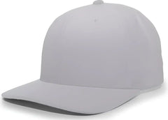 Pacific Headwear 705W Pro Wool Hook and Loop Cap Silver