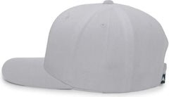 Pacific Headwear 705W Pro Wool Hook and Loop Cap Silver