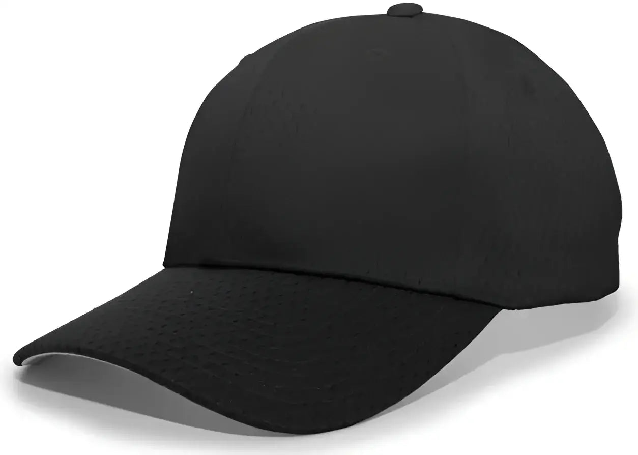 Pacific Headwear 805M Coolport Mesh Hook-and-Loop Cap - Black