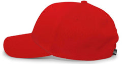 Pacific Headwear 805M Coolport Mesh Hook-and-Loop Cap - Red