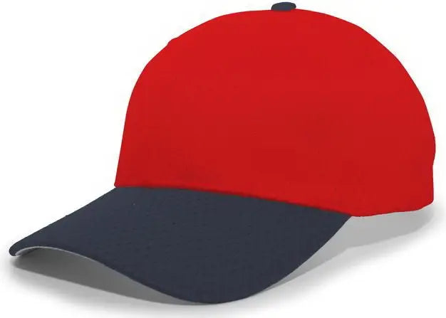 Pacific Headwear 805M Coolport Mesh Hook-and-Loop Cap - Red Navy