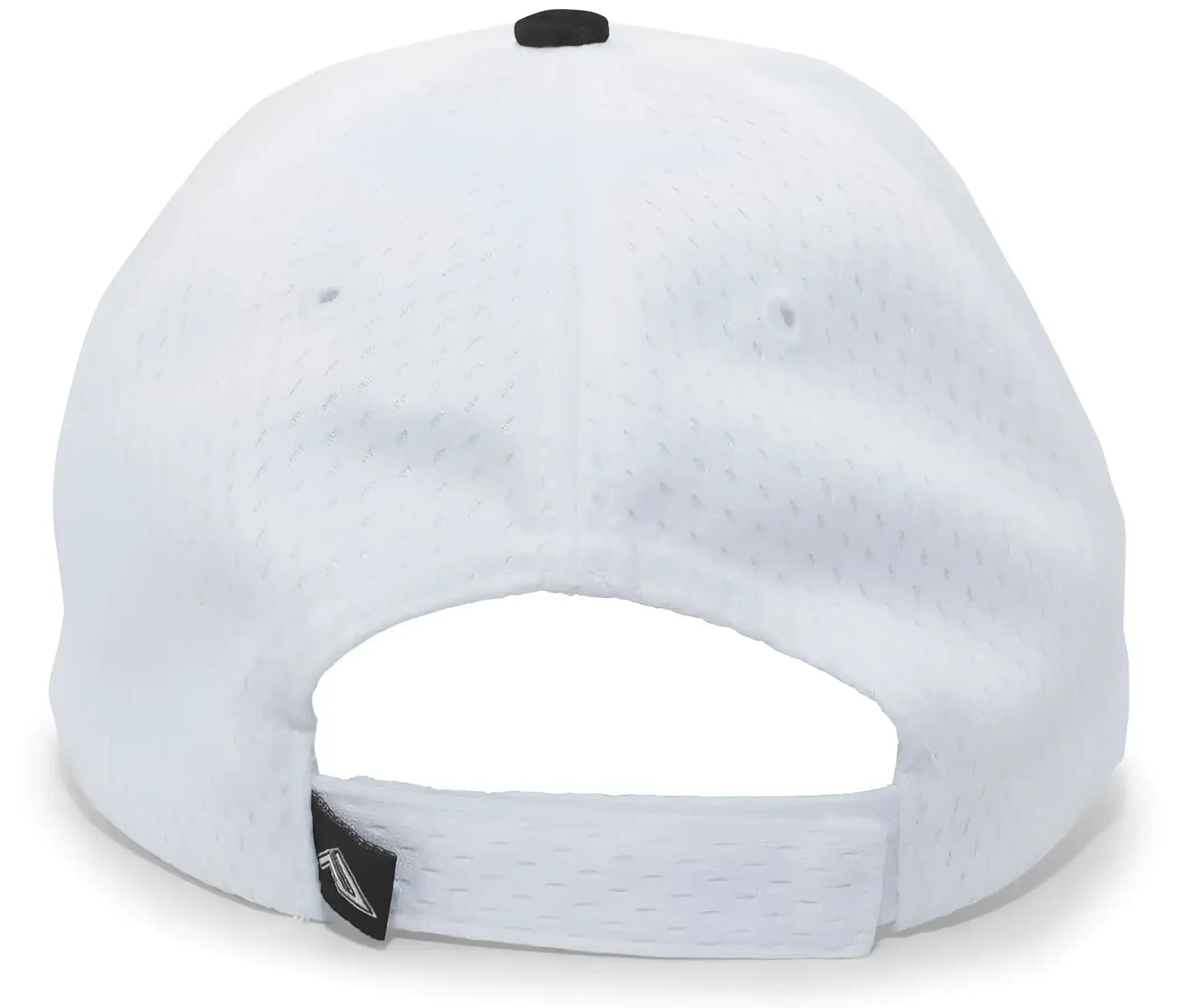 Pacific Headwear 805M Coolport Mesh Hook-and-Loop Cap - Silver Black