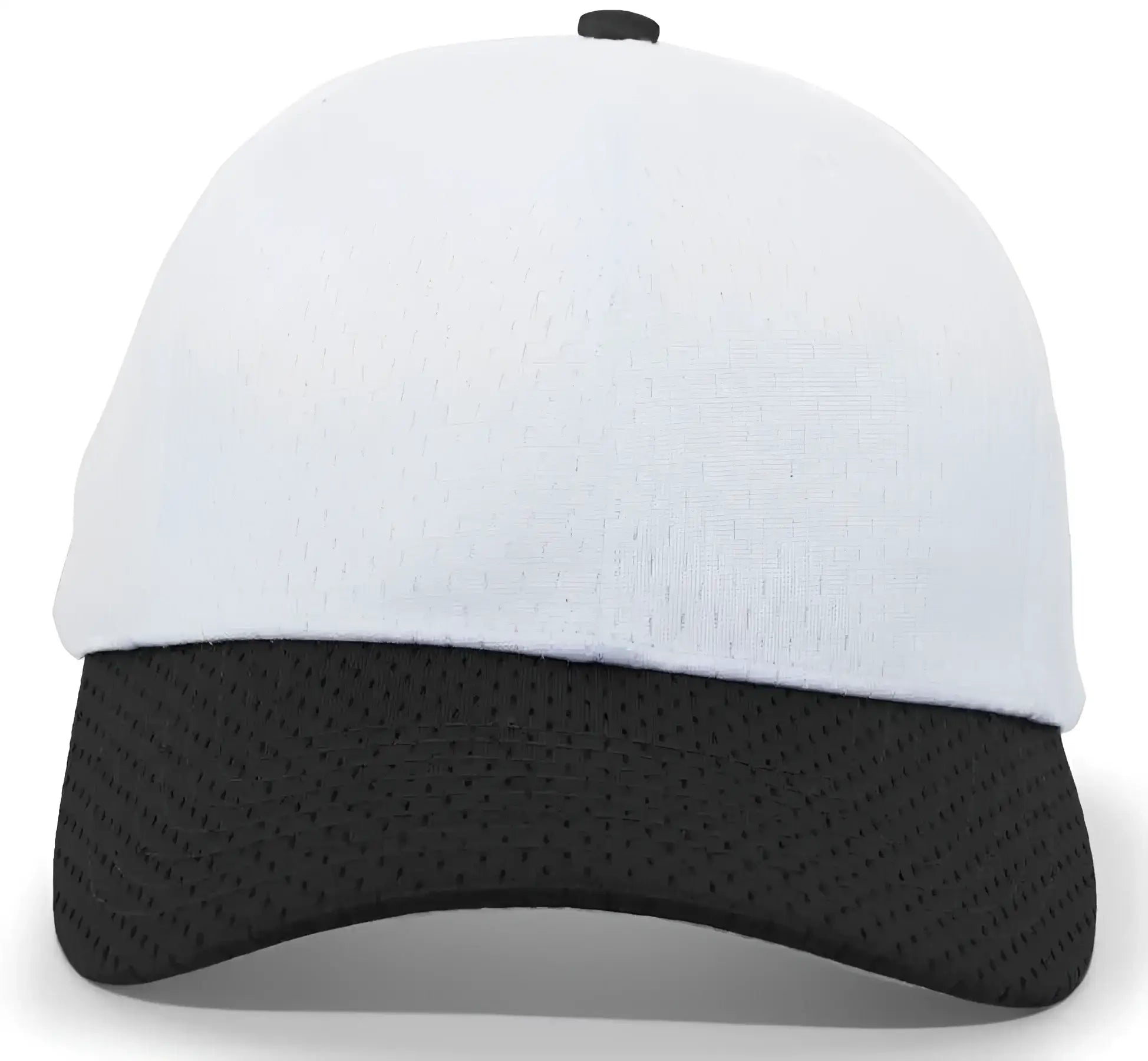 Pacific Headwear 805M Coolport Mesh Hook-and-Loop Cap - Silver Black