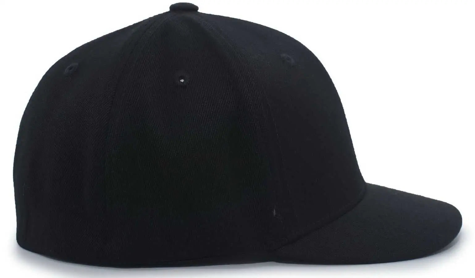 Pacific Headwear 855U Pro-Wool Combo Cap Flexfit Cap - Black
