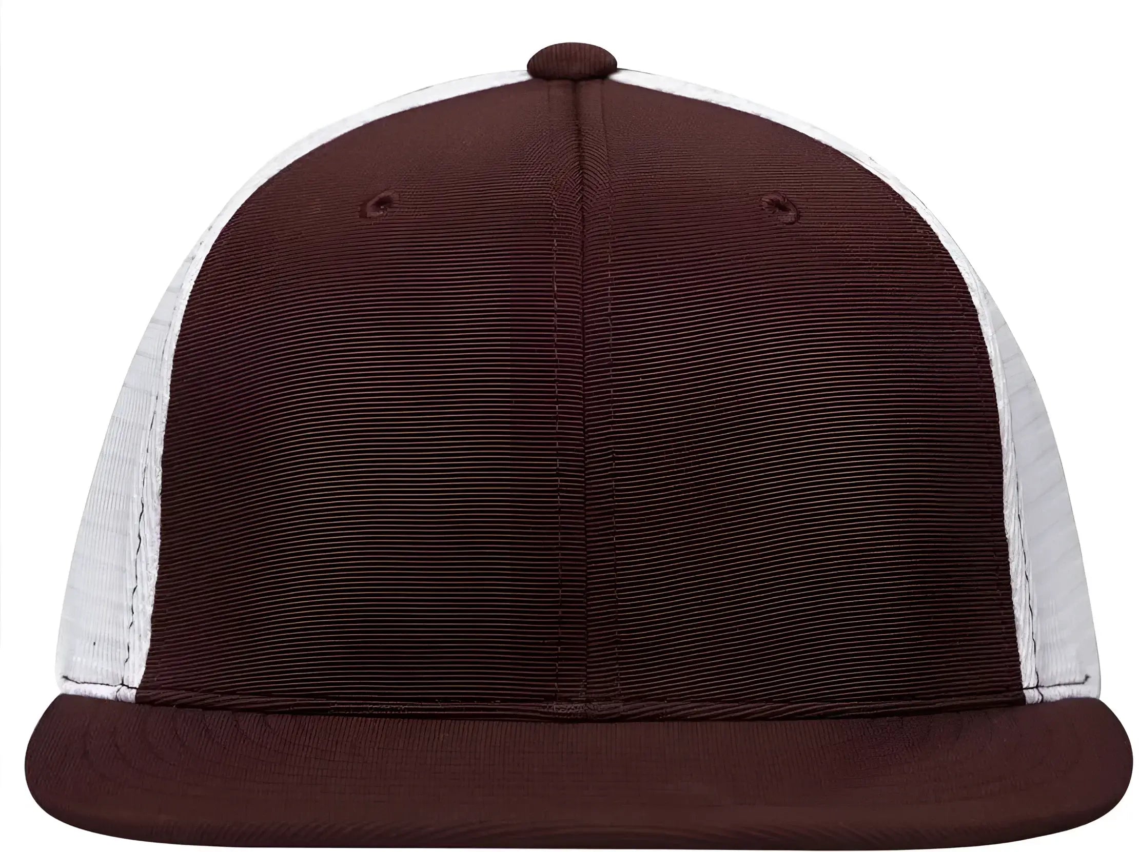 Pacific Headwear ES341 Premium M2 Performance Trucker Flexfit Cap - Maroon White