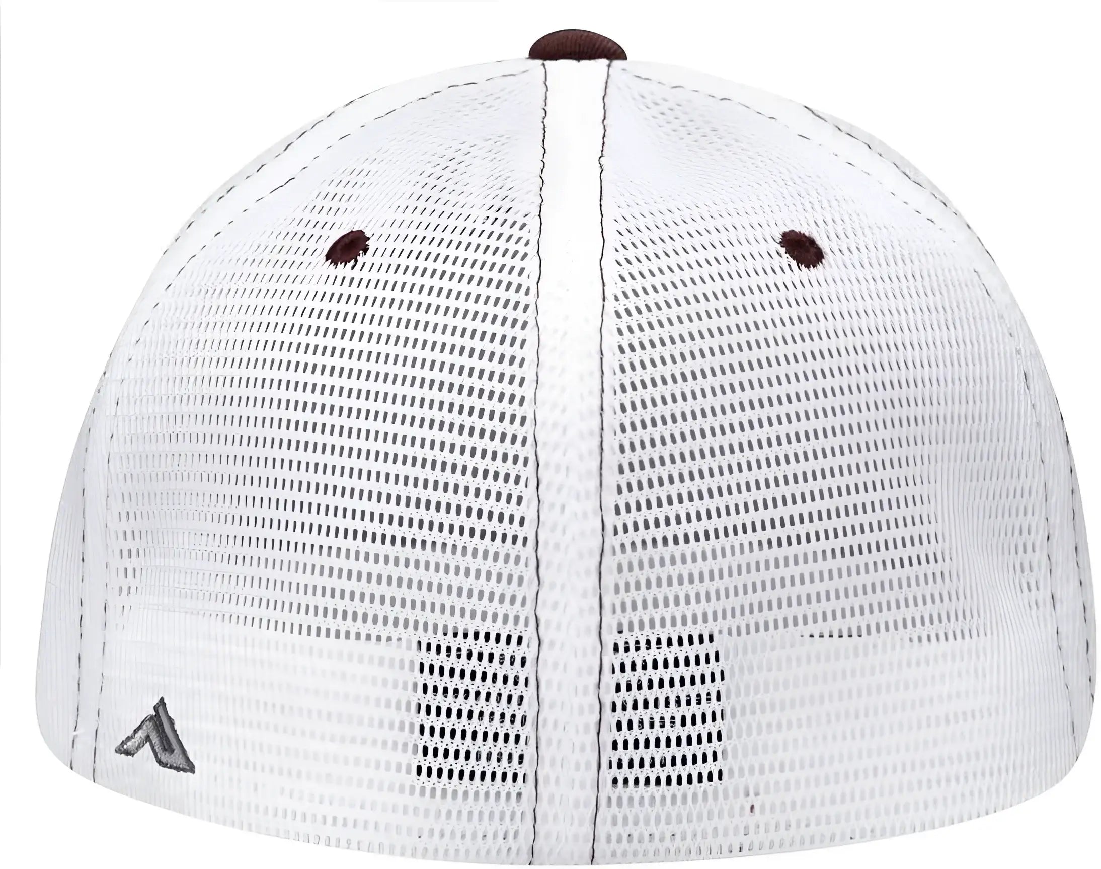 Pacific Headwear ES341 Premium M2 Performance Trucker Flexfit Cap - Maroon White