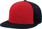 Pacific Headwear ES341 Premium M2 Performance Trucker Flexfit Cap - Red Navy - Red Navy / 6 3/8’’ - 6 7/8’’