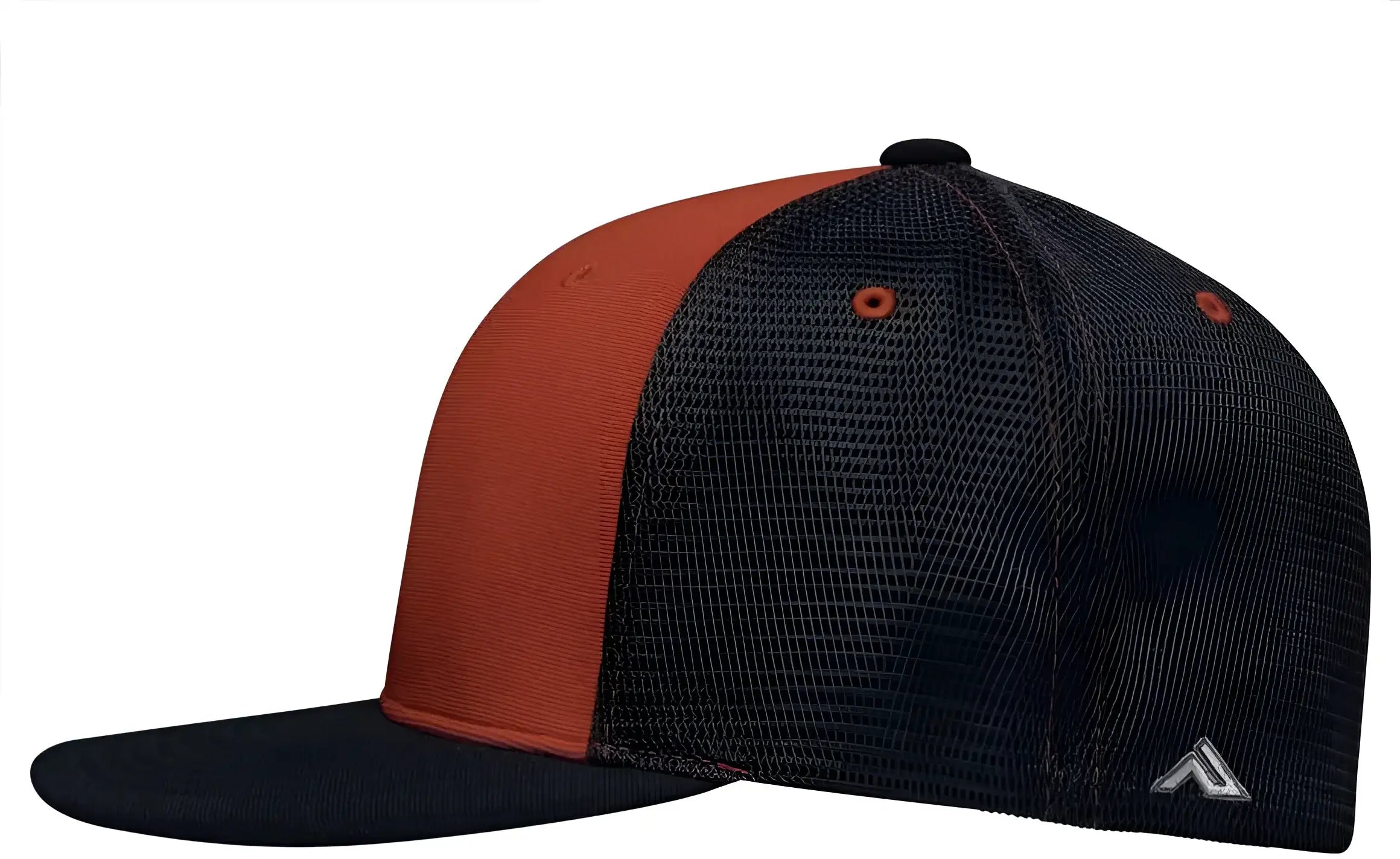 Pacific Headwear ES341 Premium M2 Performance Trucker Flexfit Cap - Red Navy