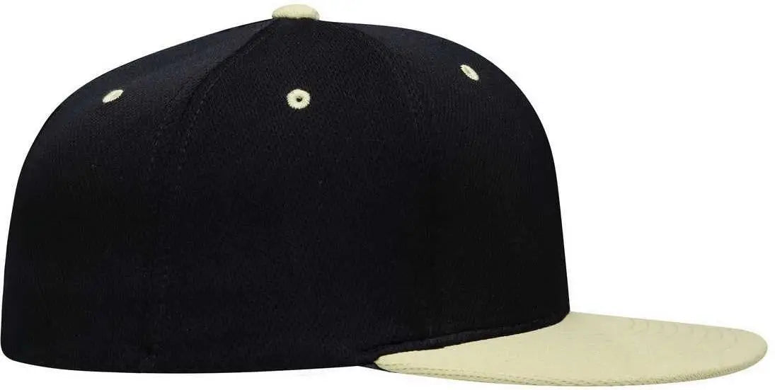 Pacific Headwear ES342 Premium M2 Performance Trucker Flexfit Cap - Navy Vegas Gold