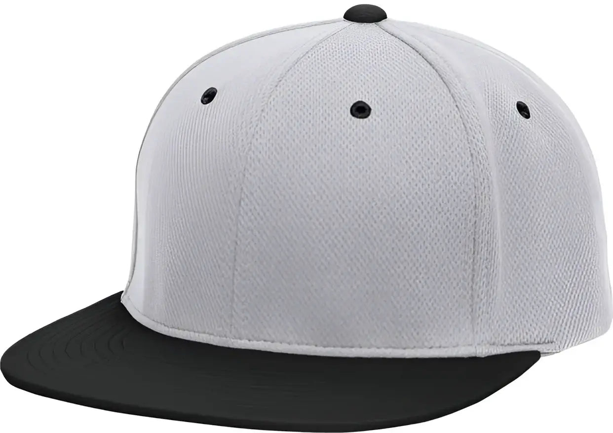 Pacific Headwear Es342 Premium P-Tec Flexfit Cap - Silver Black