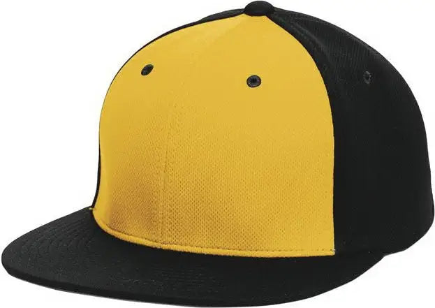 Pacific Headwear ES342 Premium P-Tec Performance Flexfit Cap - Gold Black Black
