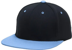 Pacific Headwear ES342 Premium P-Tec Performance Flexfit Cap - Navy Columbia Blue