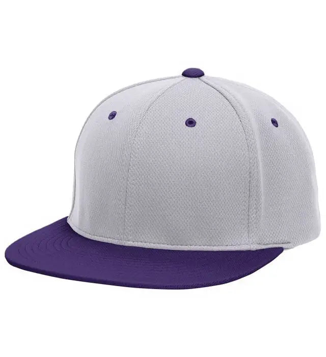 Pacific Headwear ES342 Premium P-Tec Performance Flexfit Cap - Silver Purple