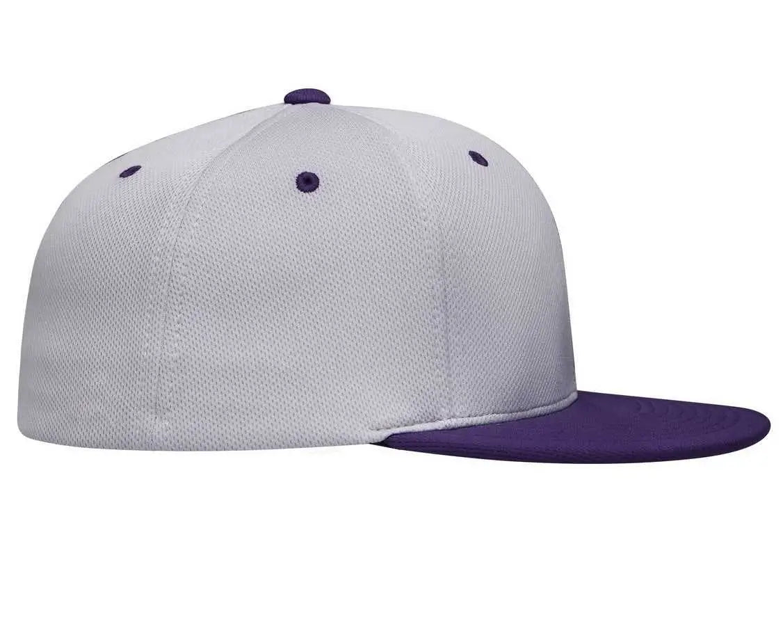 Pacific Headwear ES342 Premium P-Tec Performance Flexfit Cap - Silver Purple