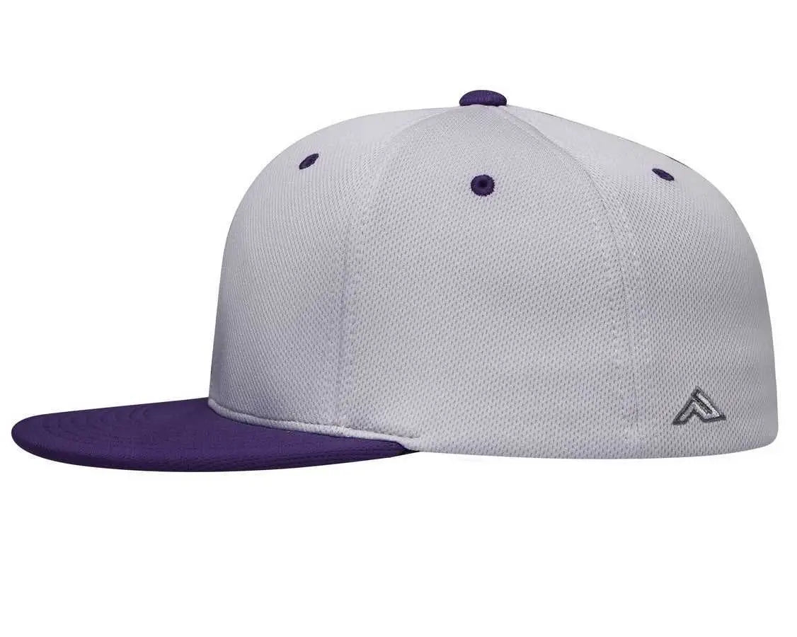 Pacific Headwear ES342 Premium P-Tec Performance Flexfit Cap - Silver Purple