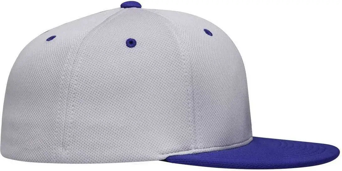Pacific Headwear ES342 Premium P-Tec Performance Flexfit Cap - Silver Royal