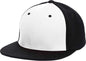 Pacific Headwear ES342 Premium P-Tec Performance Flexfit Cap - White Black Black - White Black / 6 3/8’’ - 6 7/8’’