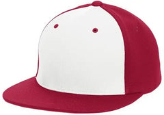 Pacific Headwear ES342 Premium P Tec Performance Flexfit Cap White Red Red