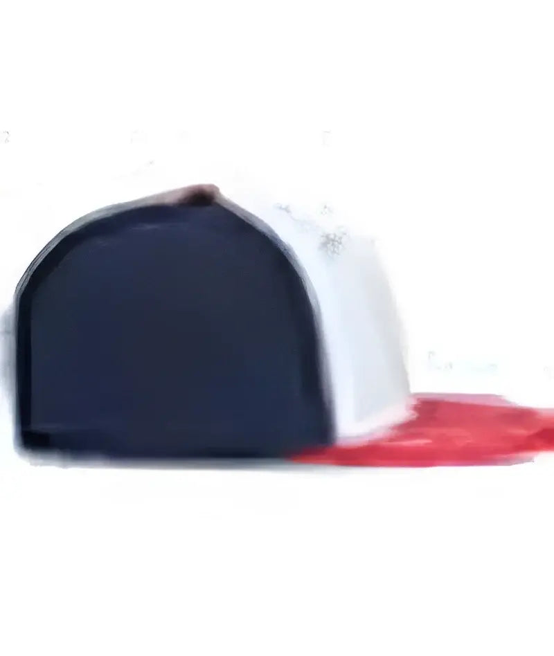 Pacific Headwear ES471 Premium Lightweight Perforated Pacflex Coolcore Cap - White Navy Red