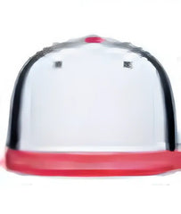 Pacific Headwear ES471 Premium Lightweight Perforated Pacflex Coolcore Cap White Navy Red
