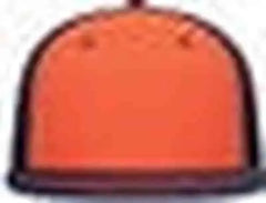 Pacific Headwear ES471 Premium Lightweight Perforated Pacflex Coolcore Cap Orange Navy Navy
