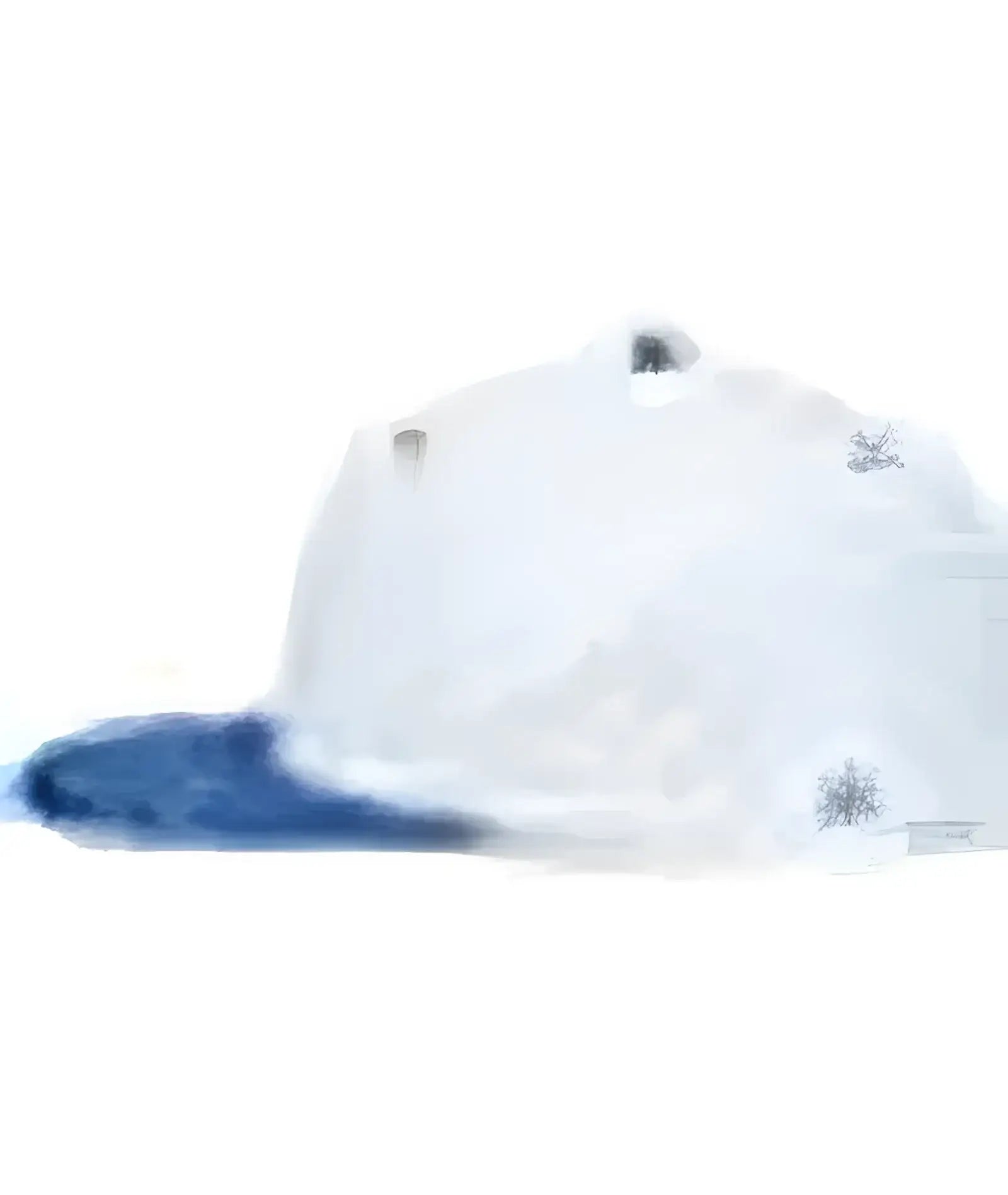 Pacific Headwear ES471 Premium Lightweight Perforated Pacflex Coolcore Cap - White Royal