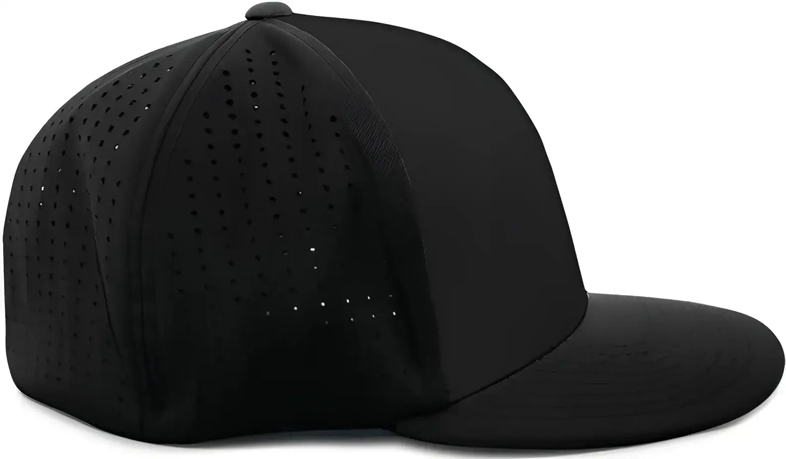 Pacific Headwear ES474 Perforated F3 Performance Flexfit Cap - Black