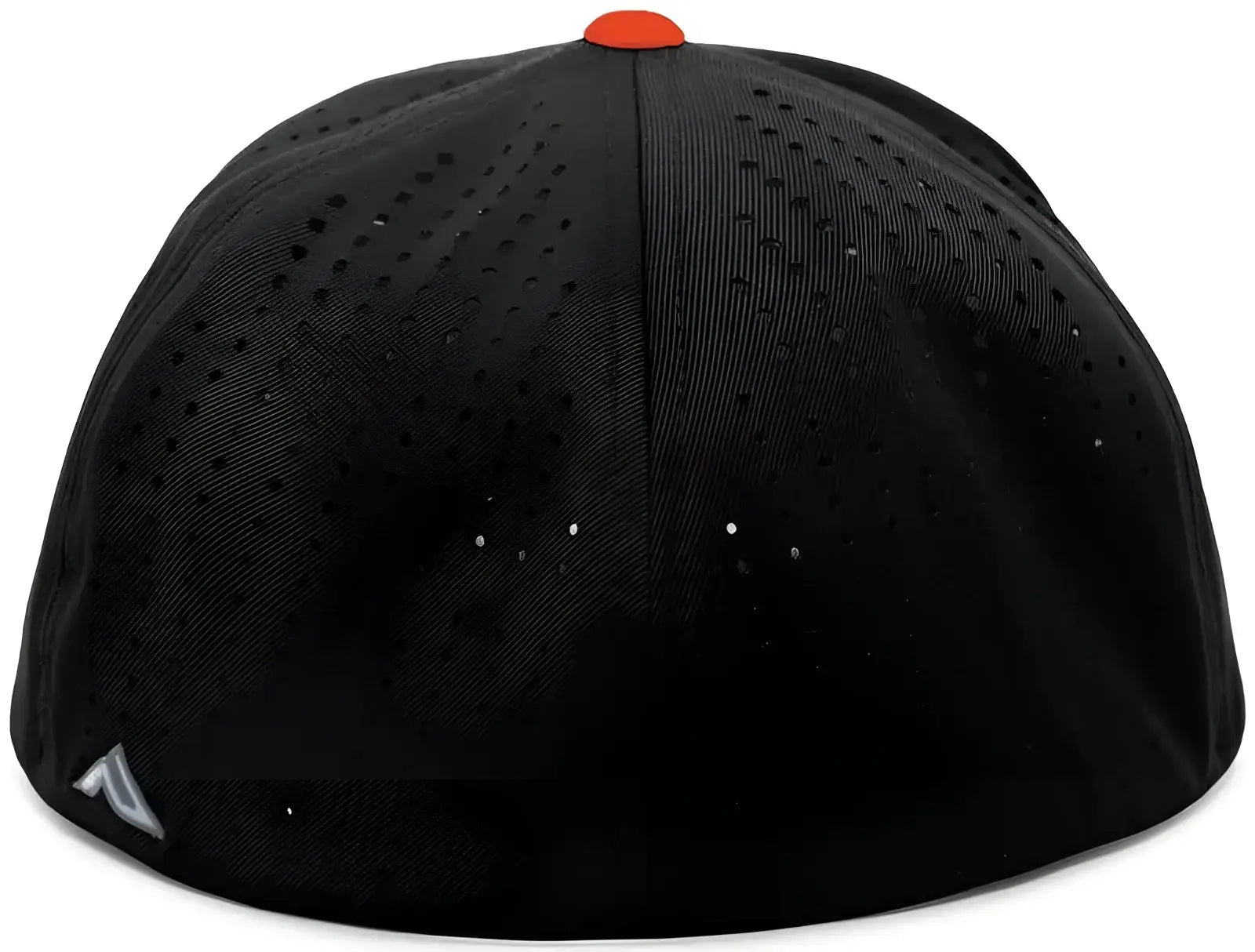 Pacific Headwear ES474 Perforated F3 Performance Flexfit Cap - Black Orange