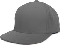 Pacific Headwear ES474 Perforated F3 Performance Flexfit Cap Graphite Graphite / 6 3/8’’ 6 7/8’’