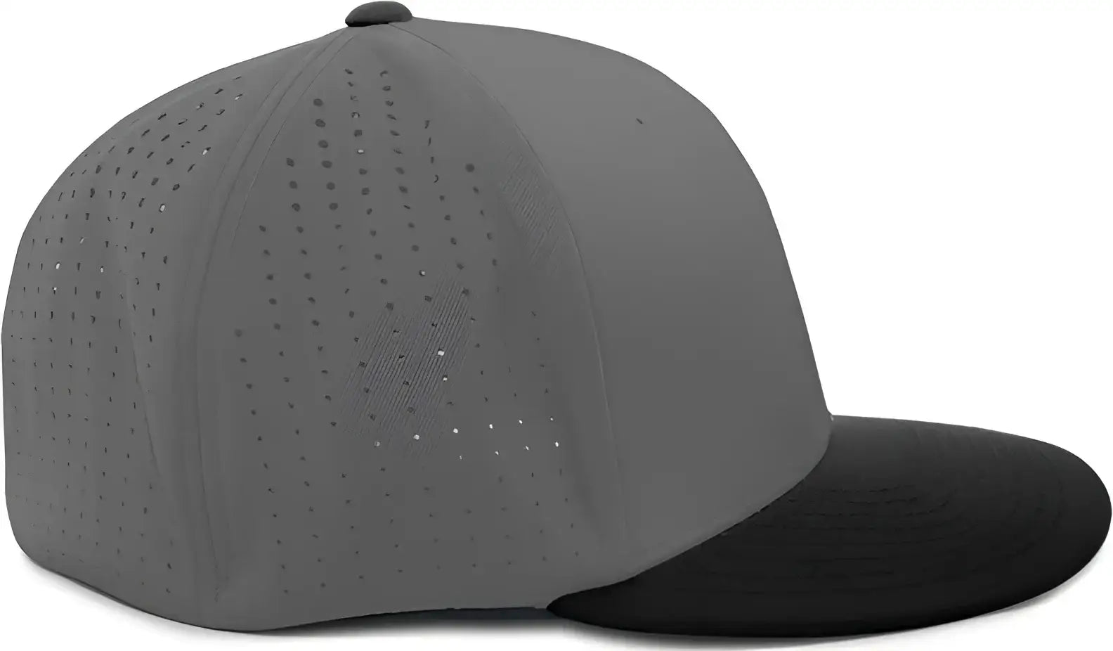 Pacific Headwear ES474 Perforated F3 Performance Flexfit Cap - Graphite Black