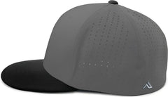 Pacific Headwear ES474 Perforated F3 Performance Flexfit Cap Graphite Black