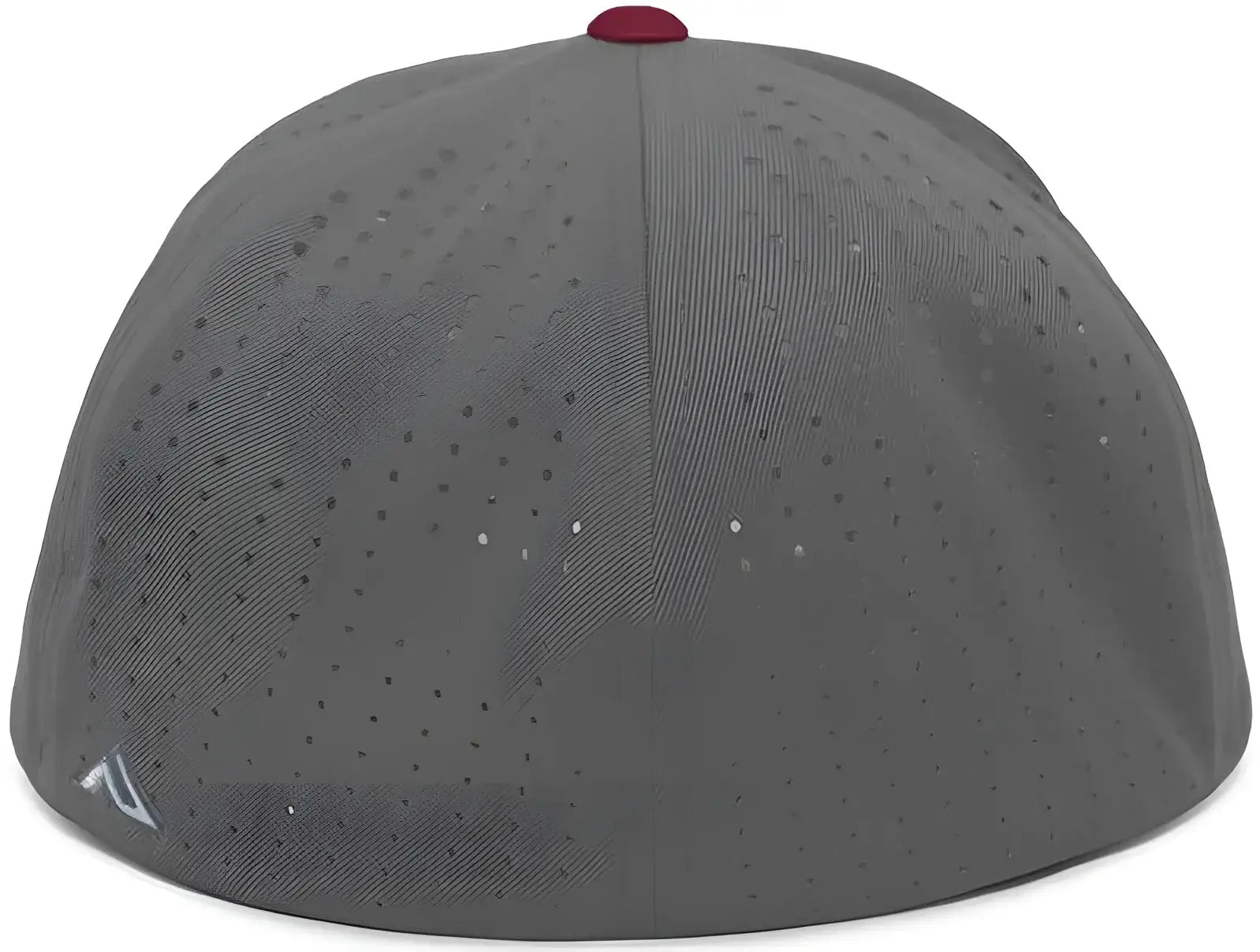 Pacific Headwear ES474 Perforated F3 Performance Flexfit Cap - Graphite Maroon
