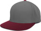Pacific Headwear ES474 Perforated F3 Performance Flexfit Cap Graphite Maroon Graphite Maroon / 6 3/8’’ 6 7/8’’