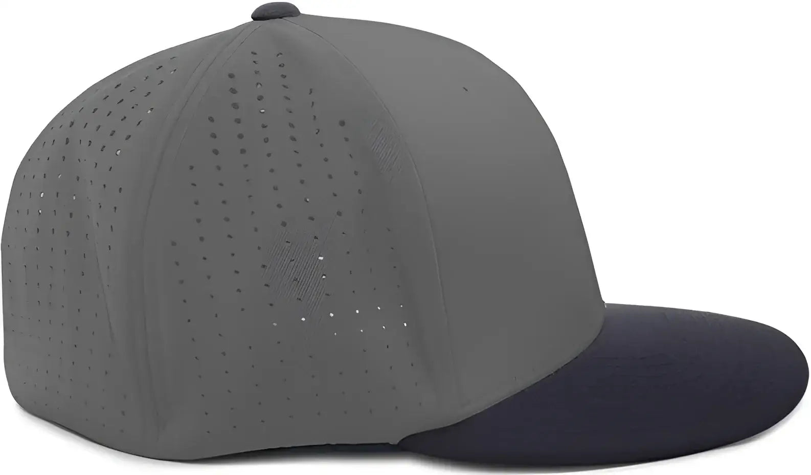 Pacific Headwear ES474 Perforated F3 Performance Flexfit Cap - Graphite Navy