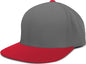 Pacific Headwear ES474 Perforated F3 Performance Flexfit Cap Graphite Red Graphite Red / 6 3/8’’ 6 7/8’’