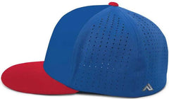Pacific Headwear ES474 Perforated F3 Performance Flexfit Cap Royal Red
