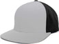 Pacific Headwear ES474 Perforated F3 Performance Flexfit Cap Silver Black Silver Silver Black Silver / 6 3/8’’ 6 7/8’’