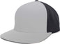 Pacific Headwear ES474 Perforated F3 Performance Flexfit Cap - Silver Navy Silver - Silver Navy Silver / 6 3/8’’ - 6